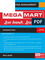 Mega mart sales and retail management