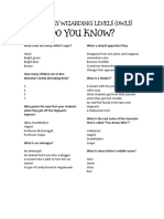 Do You Know?: Ordinary Wizarding Levels (Owls)