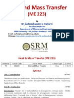 Heat and Mass Transfer: Dr. Surfarazhussain S. Halkarni