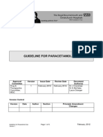 Guideline For Paracetamol Use RBCH