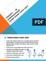 Materi 3 - Teknik Dasar Tusuk Jahit