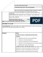 Farm Mechanization Lecture Notes