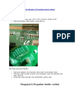 Cara Memotong Jalur CKV DLL Pada LCD Gambar Dobel Vertikal