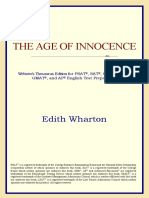 Edith Wharton - The Age of Innocence (Webster's Thesaurus Edition) (2006) PDF