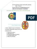 Ensayo Sistema Tributario Peruano Oficial