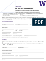Certificate Program Application Form
