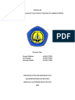 Jenis Kecelakaan Laboratorium Kel 10