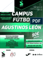 Cartel Campus Futbol Agustinos 2020