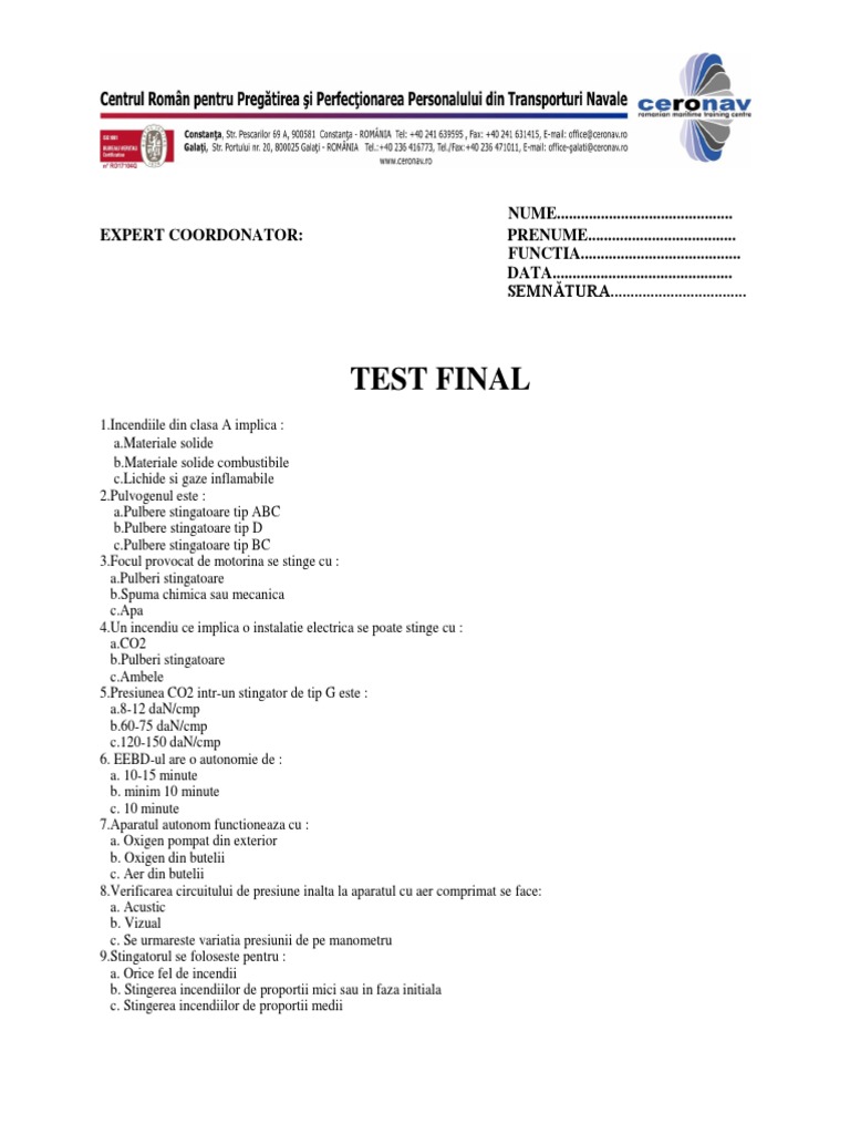 Test Final AFF | PDF