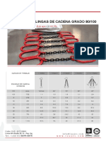 Ficha Tecnica Eslingas de Cadena Grado 80 100