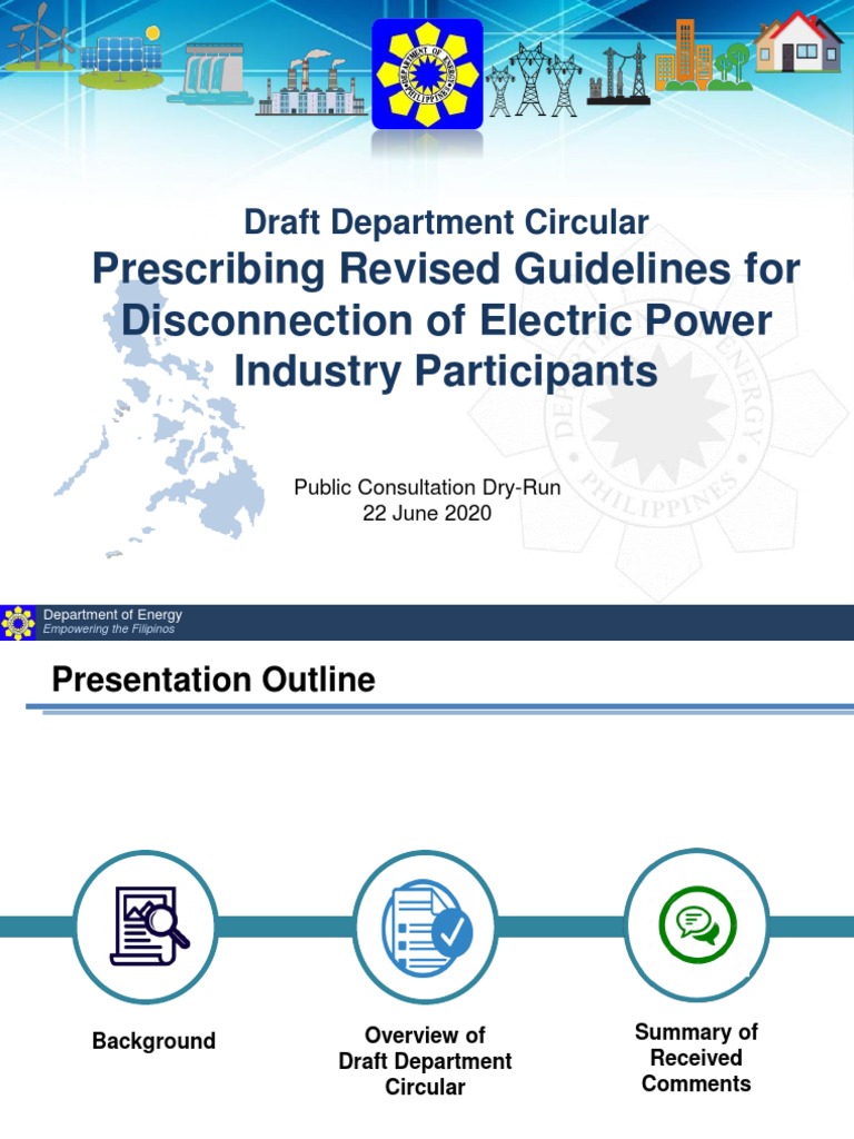 Revised Guidelines for Disconnection Notice | PDF | Internet Relay Chat ...