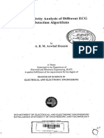 Noise Sensitivity Analysis of Different ECG Detection Algorithms