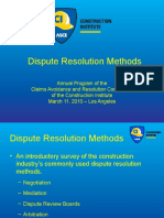 Dispute Resolution Methods