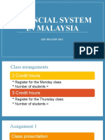 Financial System in Malaysia: GEB 2062/GDB 2063