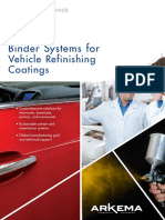 Binder Systems For: Vehicle Refinishing Coatings