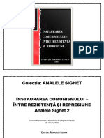 Instaurarea Comunismului Intre Rezistenta Si Represiune PDF