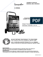 Schumacher SE-1555A Battery Charger Owner's Manual