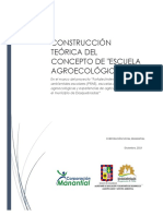 Construcción Teórica Del Concepto de Escuela Agroecológica