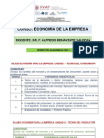 Economía de La Empresa 5 Semana