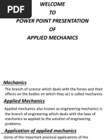 Applied Mechanics PDF