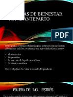 Pruebas de Bienestar Fetal Anteparto