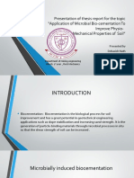 Presentation of Thesis Report
