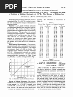 Heat Capacity Lithium Carbonate From To The Heat of Solution of Lithium Carbonate at The Lithium Ion