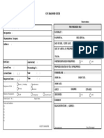 Registration Card Sample 1