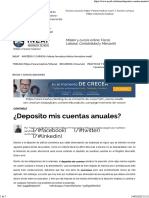 Obligacion Depositar Cuentas Anuales