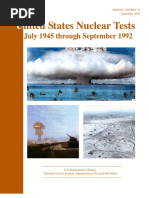 Nited States Nuclear Tests: July 1945 Through September 1992