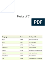 Basics of C Versions