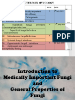 Introduction To Mediclly Important Fungi