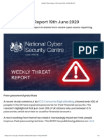 Weekly Threat Report 19th June 2020