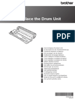 Brother HL-L2312D Replacing Drum Unit