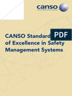 CANSO Standard of Excellence in Safety Management Systems