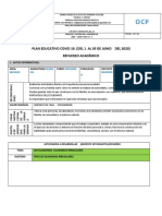 Tareas N. - 12 Refuerzo Académico Segundo de Bachillerato 2019 2020 - COVID19