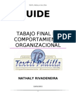 escrito comportamiento