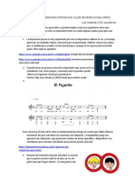 Tips para La Organización de Una Clase de Música