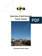 Safe Use of Self Erecting Tower Cranes: CPA Best Practice Guide
