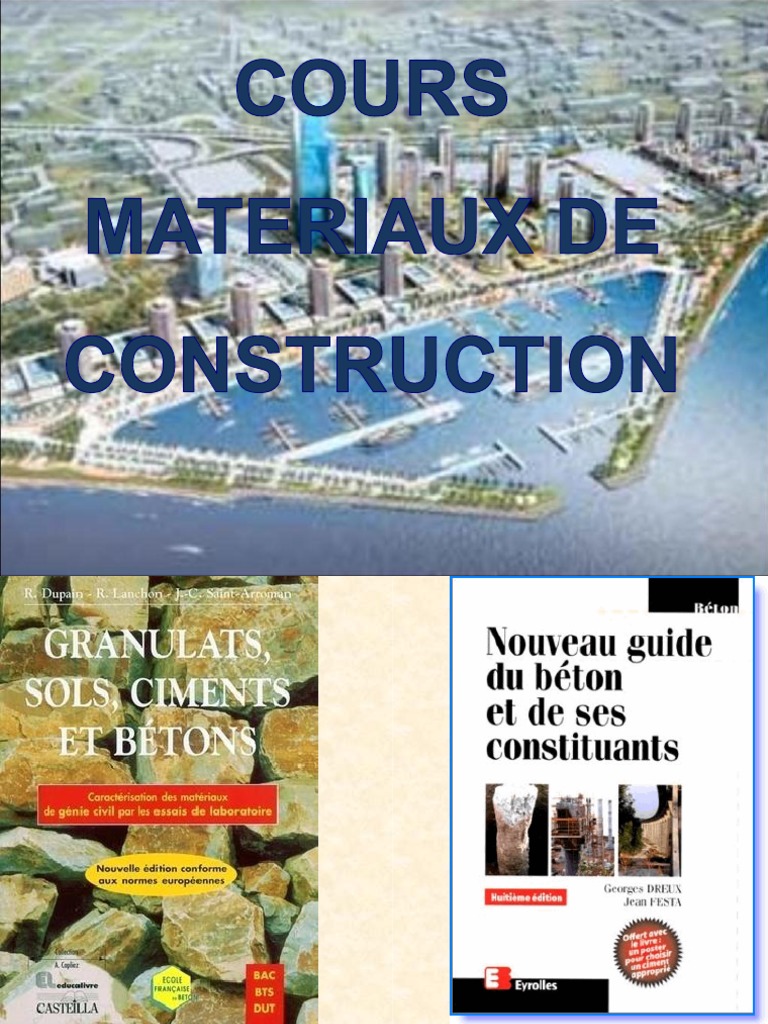 Matériaux de Construction en Génie Civil | PDF | Bois (matériau de ...