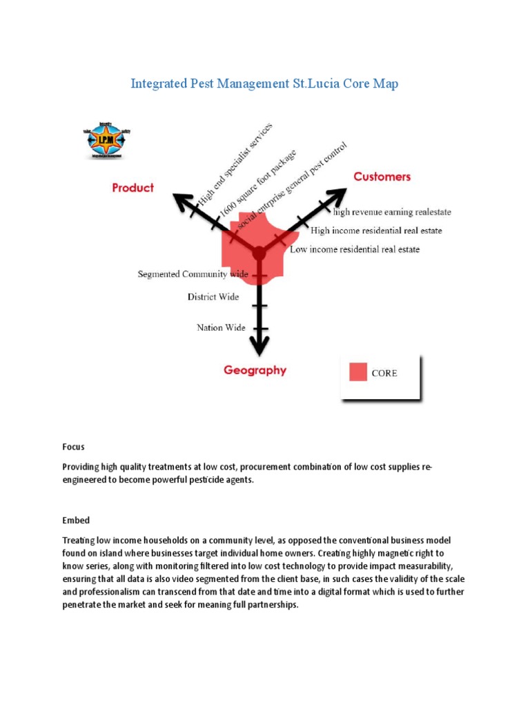 Integrated Pest Management Map St. Lucia | PDF | Pest Control ...