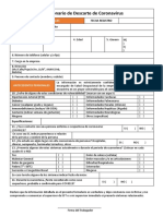 Descarte de Coronavirus (retorno a trabajo)