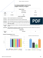 Statistical Representation of Data of Students Result.