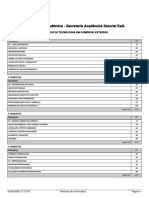 Pró-Reitoria Acadêmica - Secretaria Acadêmica Setorial Ead.: Superior de Tecnologia em Comércio Exterior