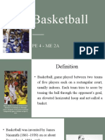 Basketball: Pe 4 - Me 2A