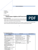 Proyecto de Aprendizaje - V Ciclo (5°, 6°) - Diciembre