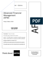 Advanced Financial Management (AFM) : Strategic Professional - Options