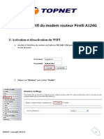 Configuration Wifi Sur Le Pirelli A124g PDF