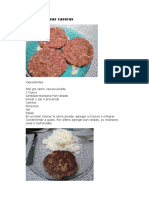 Receta Hamburguesas Caseras