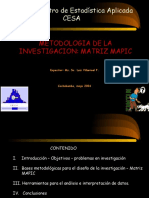 Metodologia de La Investigacion - Matriz Mapic